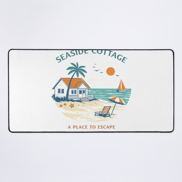 Item preview, Seaside Cottage Escape Poster designed and sold by Matinez Pink.