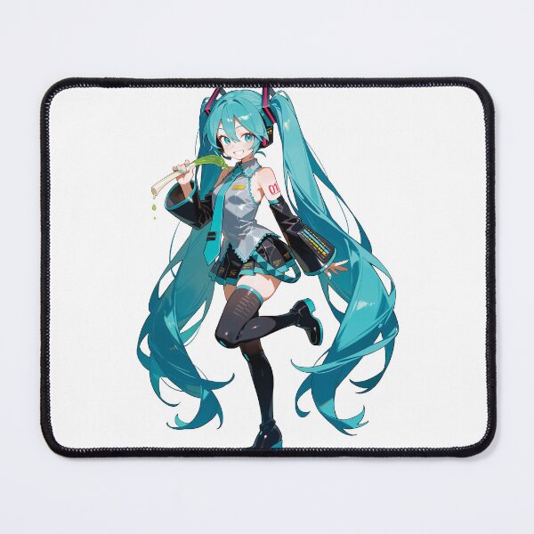 Item preview, Hatsune Miku Sticker | Cute Winking Leek Anime Vocaloid Decal designed and sold by RGB-crayon.