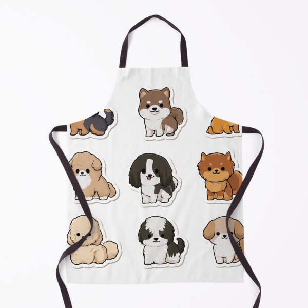 Item preview, Cute Kawaii Dog Breeds Puppy Lover Cartoon Dogs designed and sold by NicolasGlowArt.