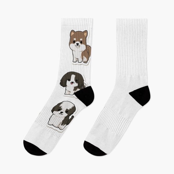 Item preview, Cute Kawaii Dog Breeds Puppy Lover Cartoon Dogs designed and sold by NicolasGlowArt.