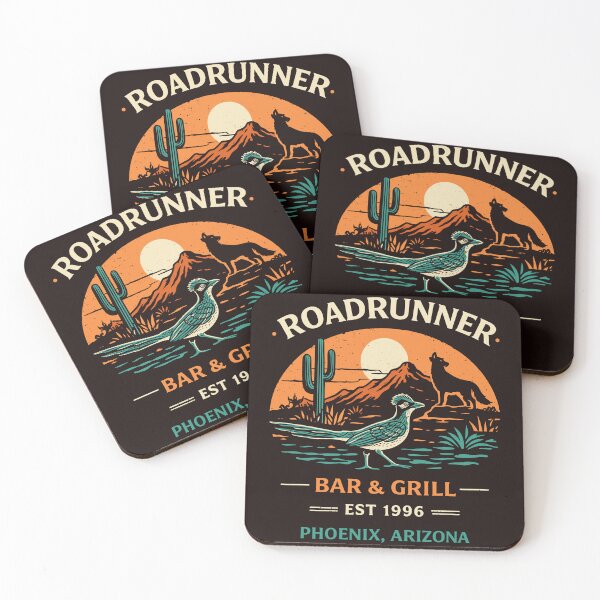 Item preview, Roadrunner Bar & Grill Phoenix Poster designed and sold by Matinez Pink.