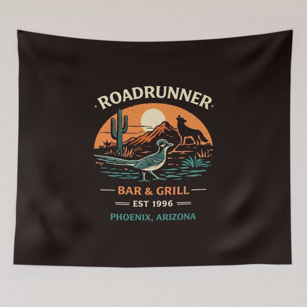 Item preview, Roadrunner Bar & Grill Phoenix Poster designed and sold by Matinez Pink.