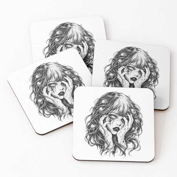 Item preview, Dark Surreal Horror Eyes Creepy Gothic Girl Design designed and sold by SEINENGAPPI23.