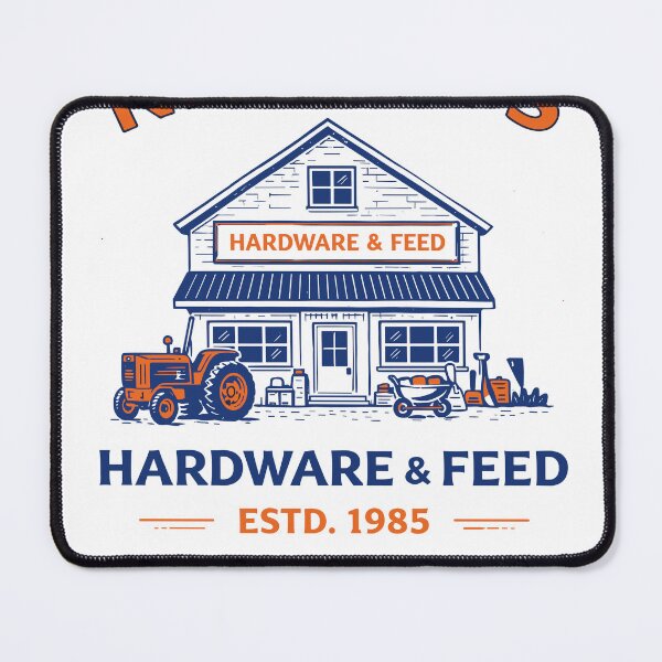 Item preview, Nelson's Hardware & Feed Poster designed and sold by Matinez Pink.