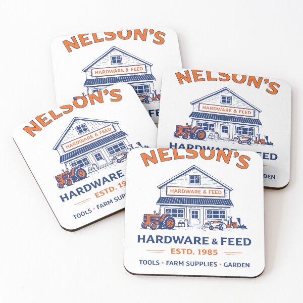 Item preview, Nelson's Hardware & Feed Poster designed and sold by Matinez Pink.