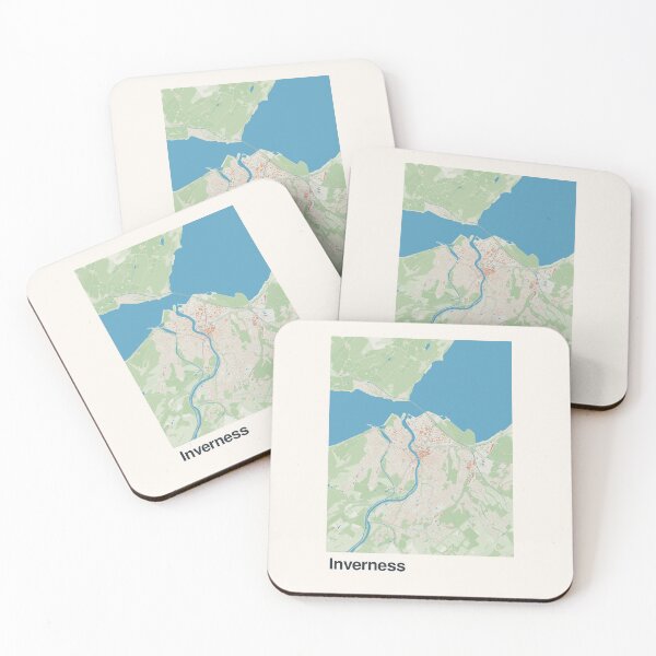 Item preview, Inverness Minimalistic Map Art designed and sold by MapsNerd.