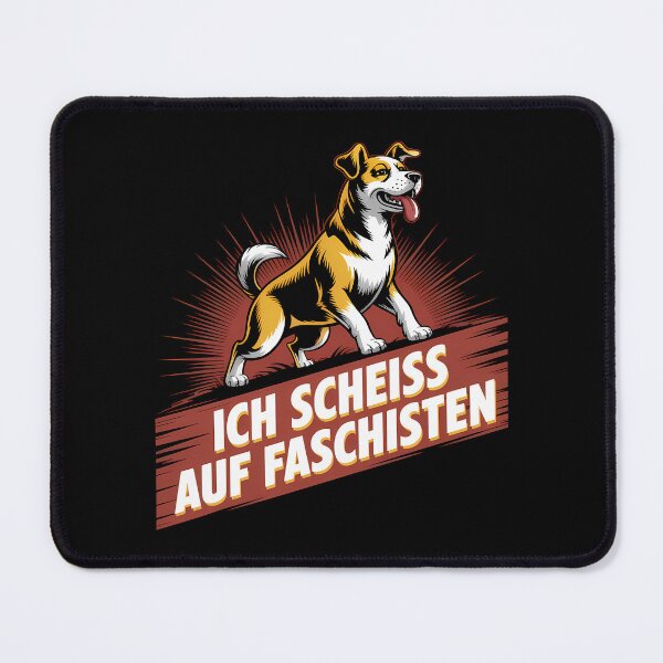 Item preview, Ich scheiss auf Nazis - Linke Antifa Hunde Sticker designed and sold by LoFizzy.