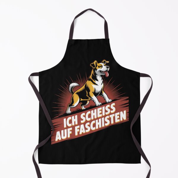Artikelvorschau, Ich scheiss auf Nazis - Linke Antifa Hunde Sticker entworfen und verkauft von LoFizzy.