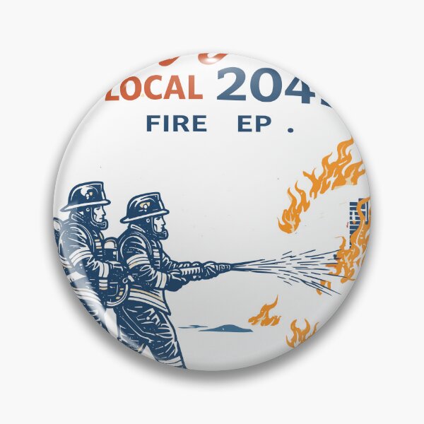 Item preview, Firefighters Local 2049 Poster designed and sold by Matinez Pink.