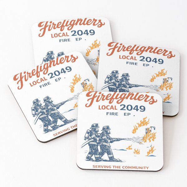 Item preview, Firefighters Local 2049 Poster designed and sold by Matinez Pink.