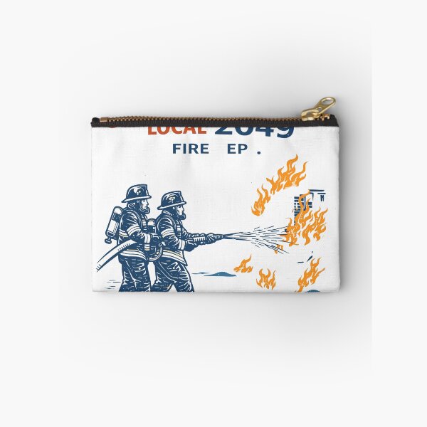 Artikelvorschau, Plakat der Feuerwehrgewerkschaft Local 2049 entworfen und verkauft von Matinez Pink.