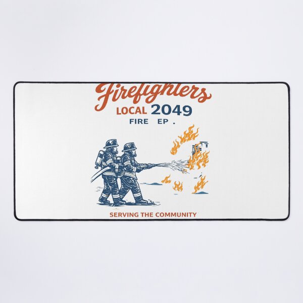 Item preview, Firefighters Local 2049 Poster designed and sold by Matinez Pink.