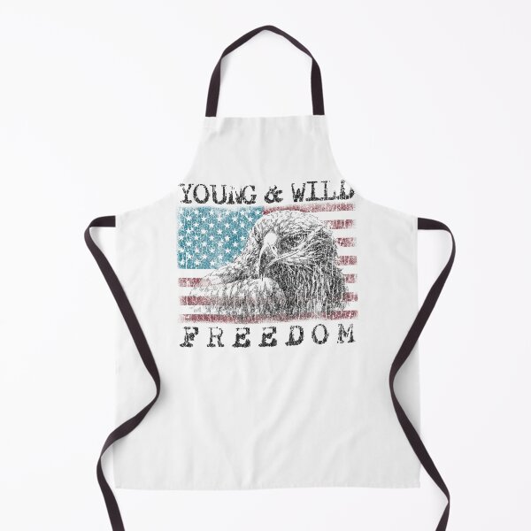 Item preview, American Eagle Young Wild Freedom Patriotic Graphic designed and sold by The secret storage room.