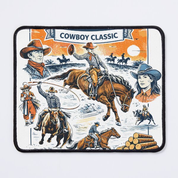 Item preview, Range Rider 2024 Cowboy Classic Poster designed and sold by Matinez Pink.