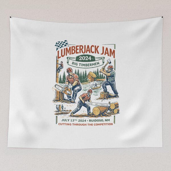 Item preview, Lumberjack Jam 2024 Ruidoso Poster designed and sold by Matinez Pink.