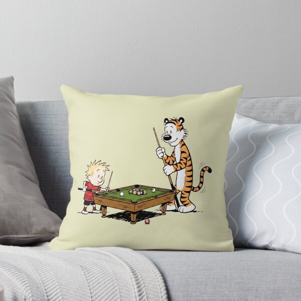 Item preview, Calvin and Hobbes Playing Pool designed and sold by shaohadran.