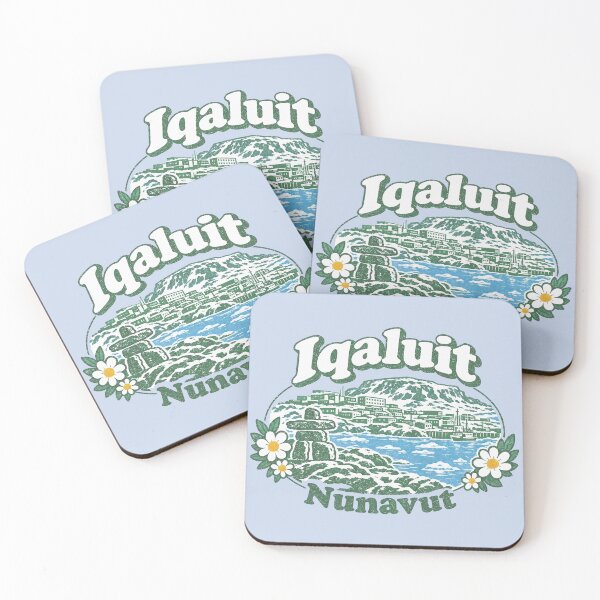 Item preview, Iqaluit Cute Retro City  designed and sold by HowToCanadian.