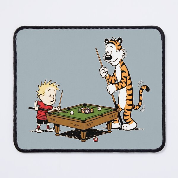 Item preview, Calvin and Hobbes Playing Pool designed and sold by shaohadran.