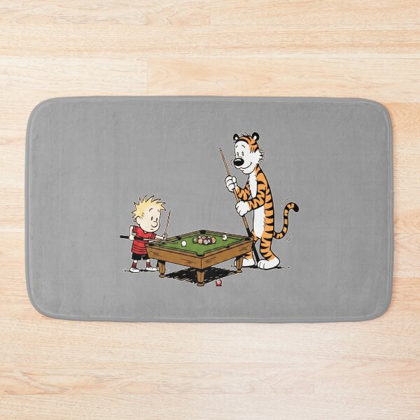 Item preview, Calvin and Hobbes Playing Pool designed and sold by shaohadran.