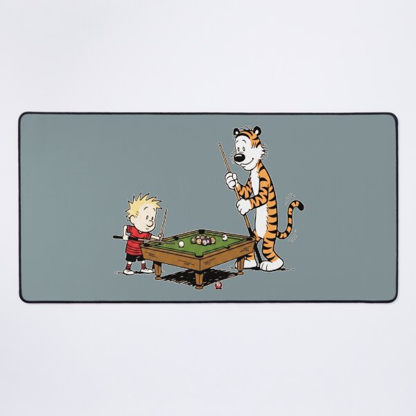Item preview, Calvin and Hobbes Playing Pool designed and sold by shaohadran.