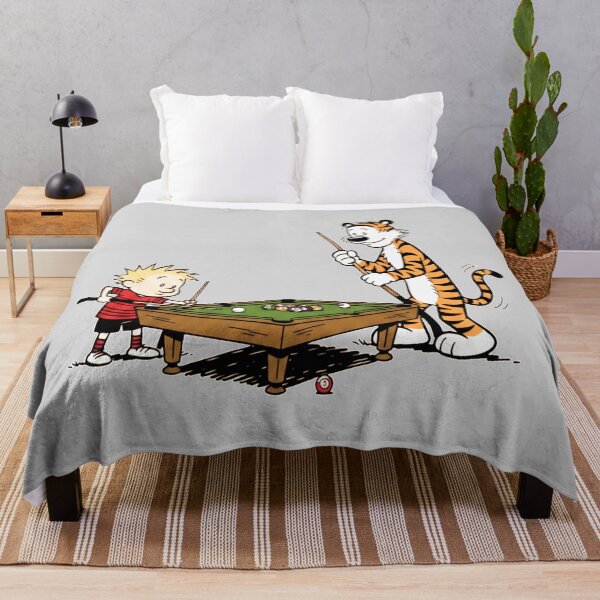 Item preview, Calvin and Hobbes Playing Pool designed and sold by shaohadran.