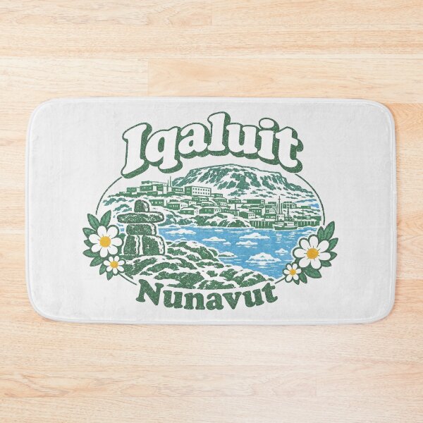 Item preview, Iqaluit Cute Retro City  designed and sold by HowToCanadian.