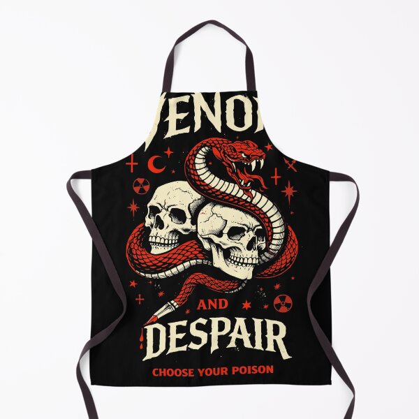 Item preview, Venom and Despair Snake Skull Poster designed and sold by Matinez Pink.