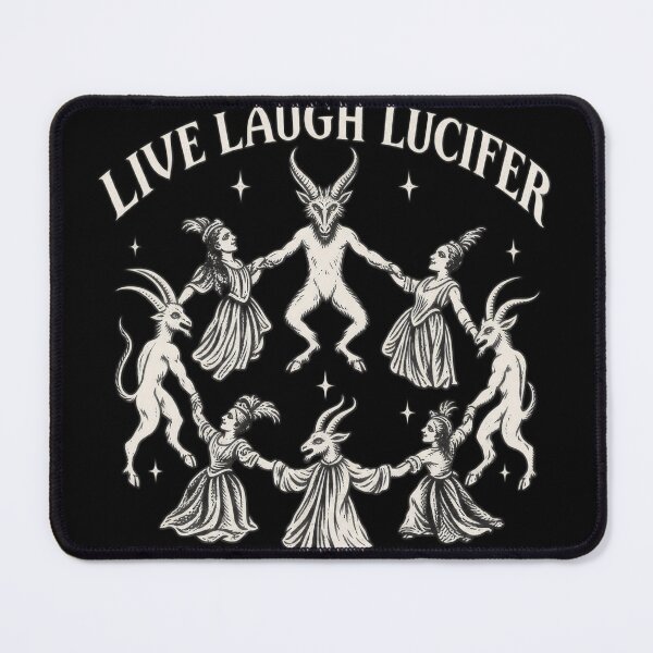 Item preview, Live Laugh Lucifer Ritual Circle designed and sold by Art-Monnard.