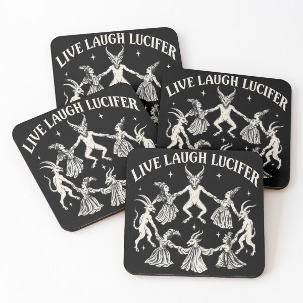 Item preview, Live Laugh Lucifer Ritual Circle designed and sold by Art-Monnard.