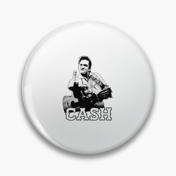 Item preview, Johnny Cash Middle Finger Guitarist Music Icon designed and sold by Annabelummings.