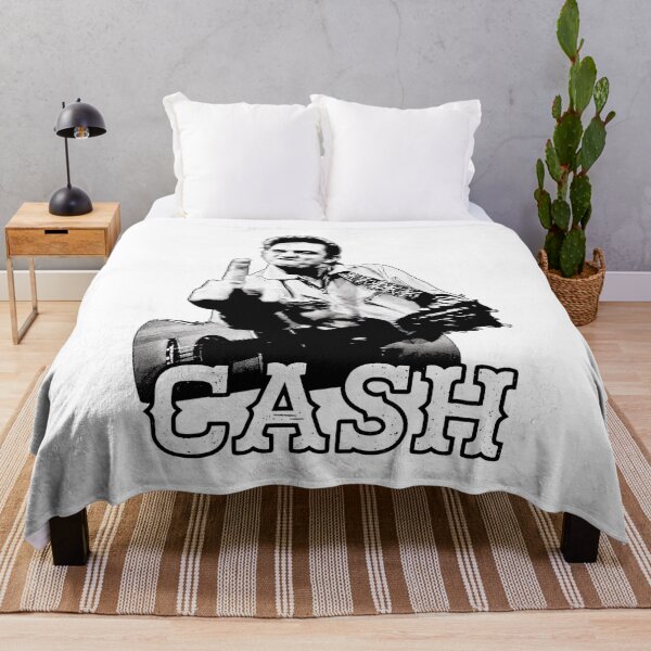 Item preview, Johnny Cash Middle Finger Guitarist Music Icon designed and sold by Annabelummings.