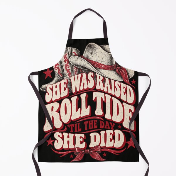 Item preview, She Was Raised Roll Tide Vintage Western Cowboy Boots Design designed and sold by SEINENGAPPI23.