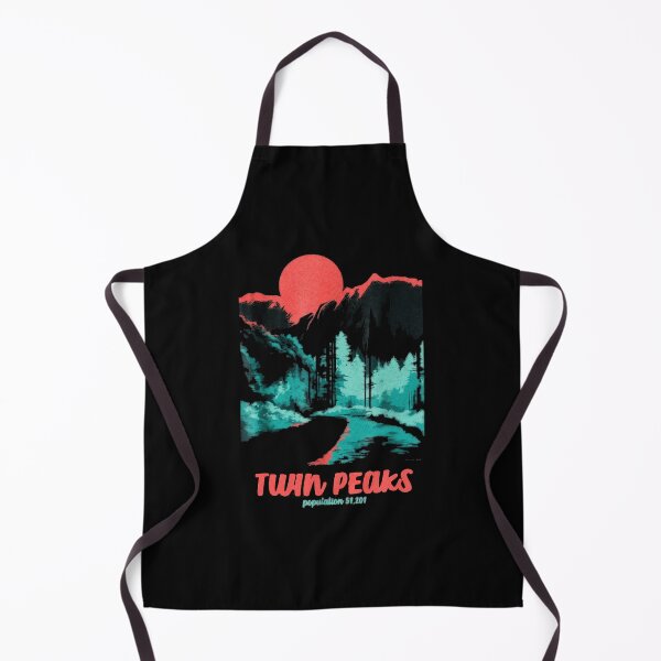 Item preview, Twin Peaks Population 51201 Retro Moody Forest Art designed and sold by baharsipit.
