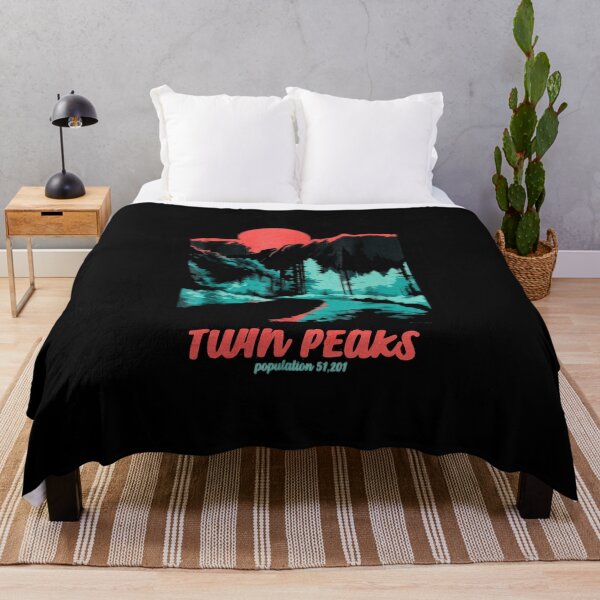 Item preview, Twin Peaks Population 51201 Retro Moody Forest Art designed and sold by baharsipit.