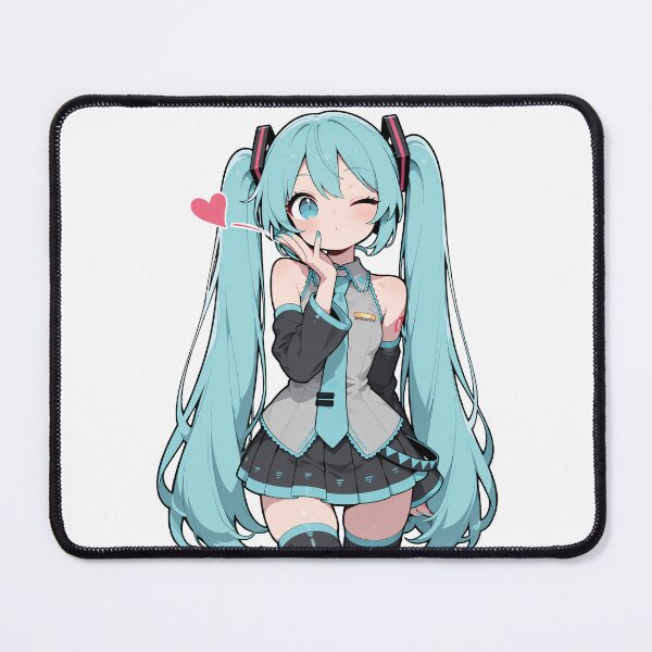 Item preview, Hatsune Miku Sticker | Blowing Kiss Wink Anime Vocaloid Decal designed and sold by RGB-crayon.