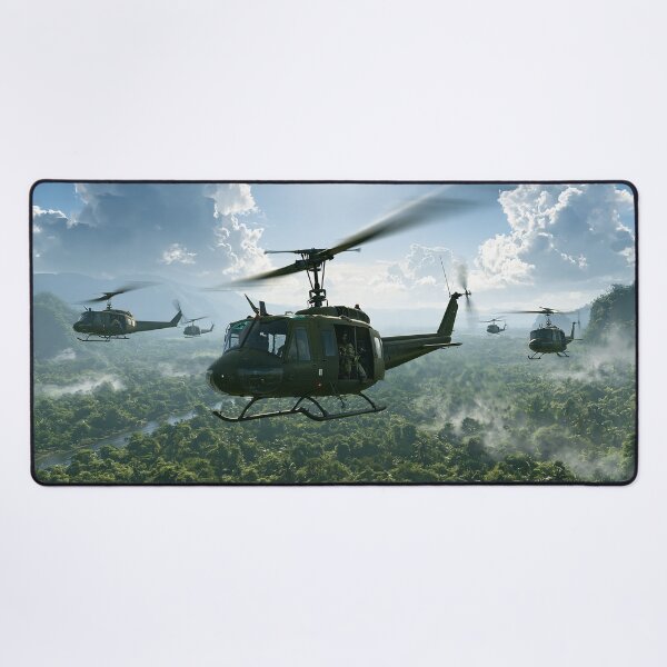 Item preview, Hueys Over The Vietnam Jungle designed and sold by Skyframe Aviation.