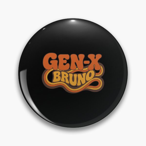Item preview, Diseño retro vintage Gen-X de Bruno Gen X designed and sold by MoonliteCrafts.