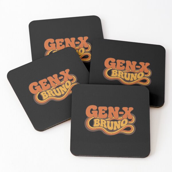 Item preview, Gen X Bruno  Retro Vintage Gen-X Design designed and sold by MoonliteCrafts.
