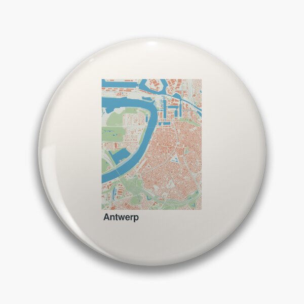 Artikelvorschau, Minimalistische Kartenkunst aus Antwerpen entworfen und verkauft von MapsNerd.