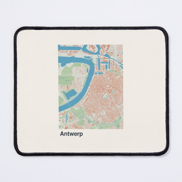 Item preview, Antwerp Minimalistic Map Art designed and sold by MapsNerd.