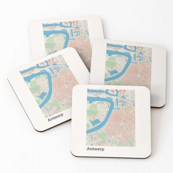 Item preview, Antwerp Minimalistic Map Art designed and sold by MapsNerd.