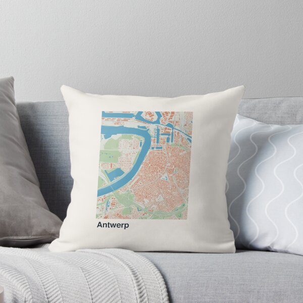 Item preview, Antwerp Minimalistic Map Art designed and sold by MapsNerd.