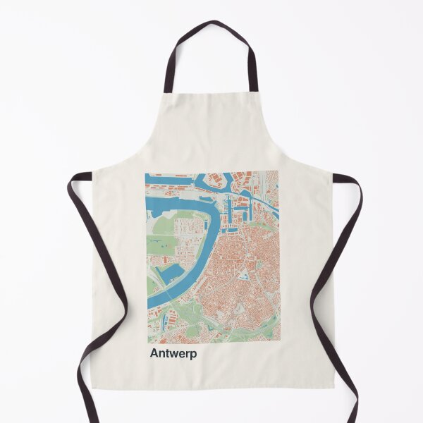 Item preview, Antwerp Minimalistic Map Art designed and sold by MapsNerd.