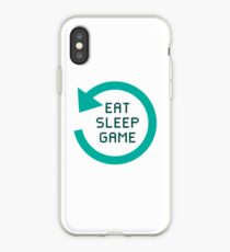 Eat Sleep Game Repeat T-shirt iPhone Case