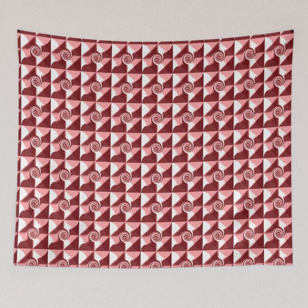 Item preview, swirls and diamonds red designed and sold by JoKoNz.