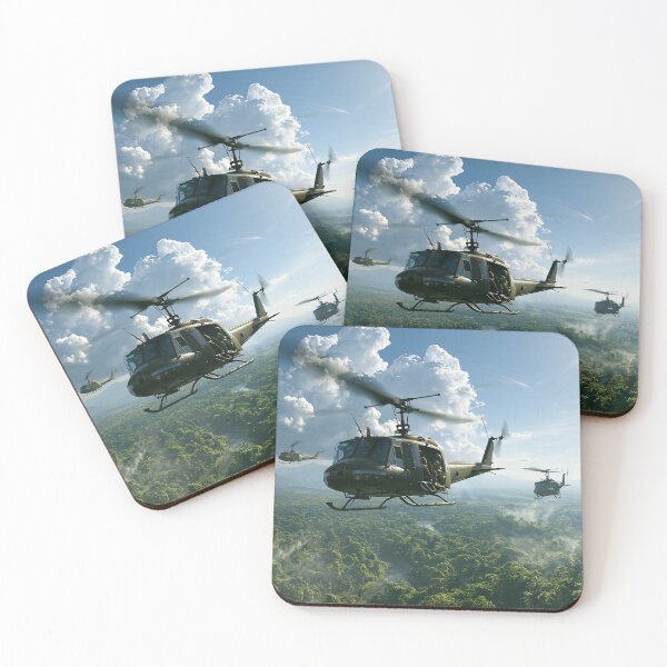 Item preview, Hueys Through The Jungle Valley designed and sold by Skyframe Aviation.