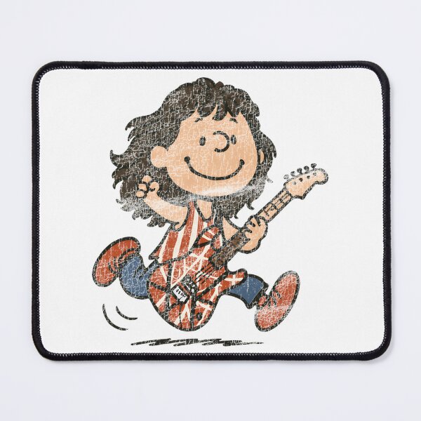 Item preview, Eddie Van Halen and Charlie Brown Inspired Retro Music and Cartoon Mashup Design designed and sold by newmanraj.