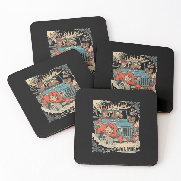 Item preview, Willys Off Road Deer Stuck Man Cartoon designed and sold by Rubychultzdfgg.