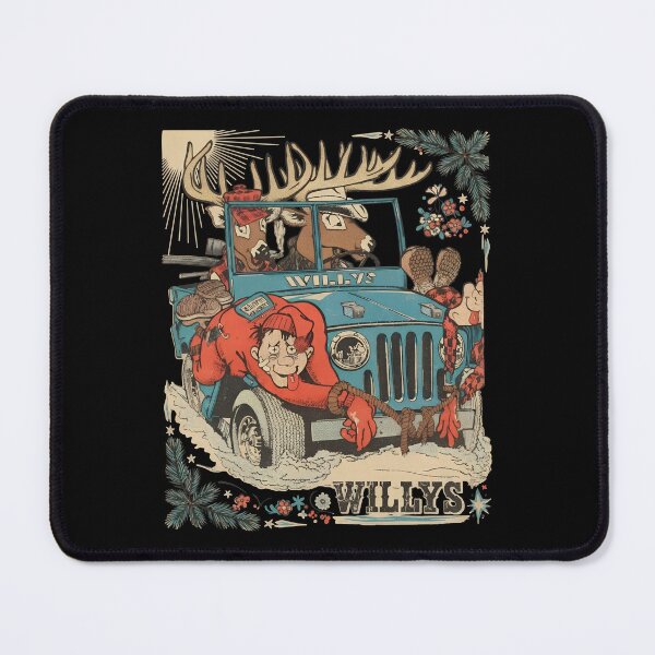 Item preview, Willys Off Road Deer Stuck Man Cartoon designed and sold by Rubychultzdfgg.