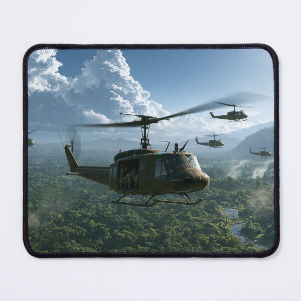Item preview, Hueys Over The Green Inferno designed and sold by Skyframe Aviation.